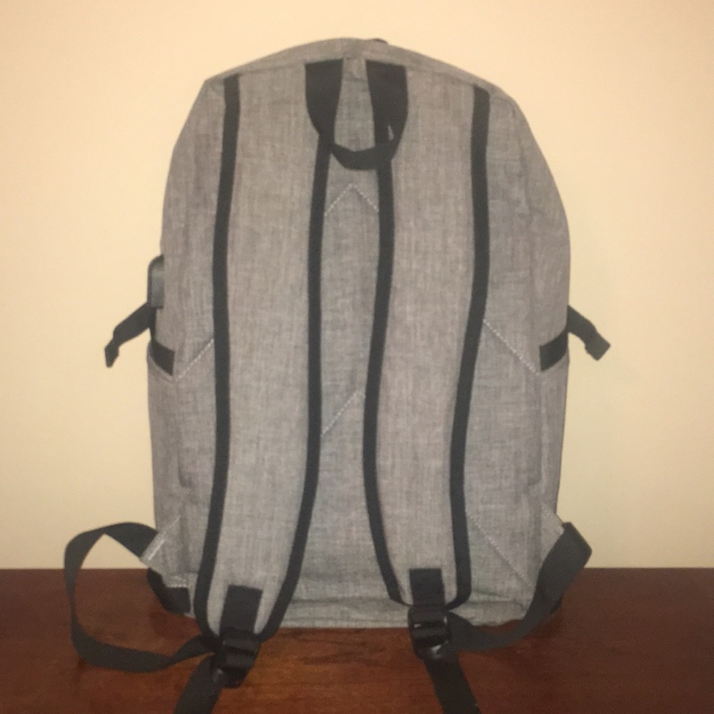 Sleek Gray Minimalist Backpack - image 2
